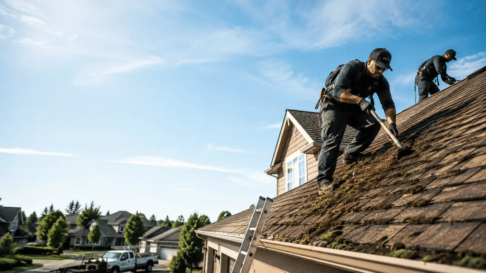Roof Moss Removal in Burr Oak, MI near me